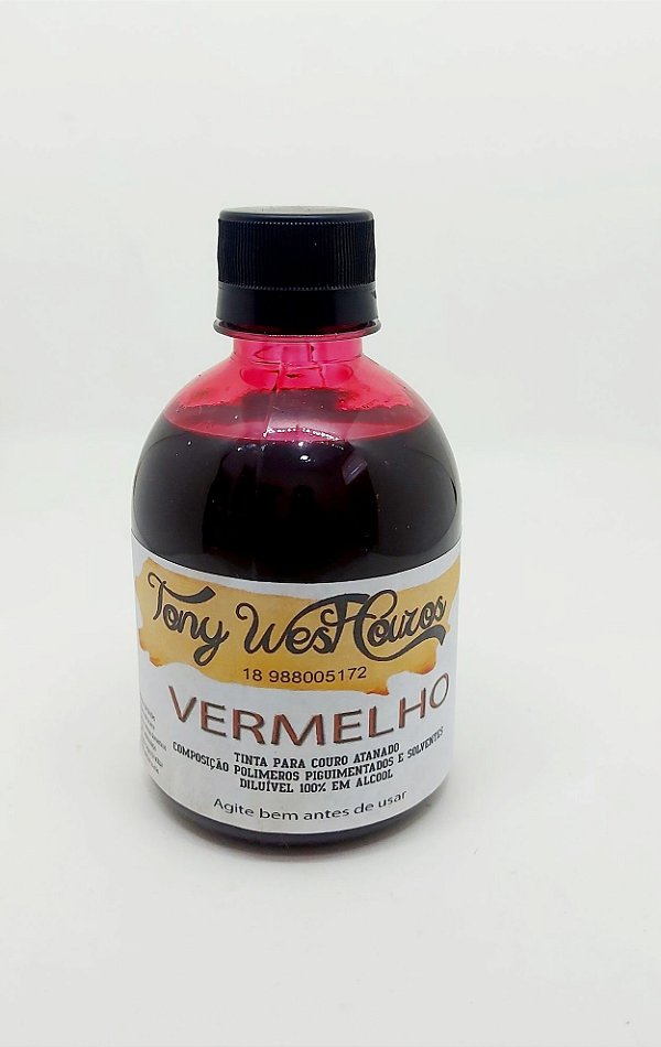 Tinta Vermelha Alcool 250ML