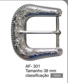 Fivela Americana AF-301/40mm  NIQUELADA