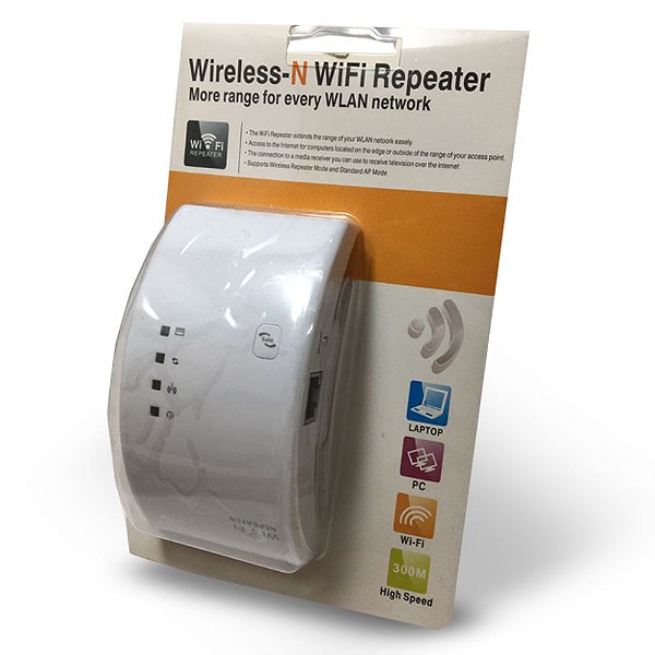 Roteador Repetidor de Sinal WiFi Expansor de Wireless 300 Mbps Lojas Wiki Os melhores acessorios gamers para o seu PC