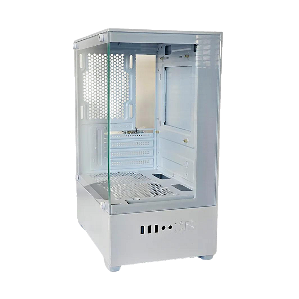 Gabinete Duex DXGW3C Branco com 3 Coolers