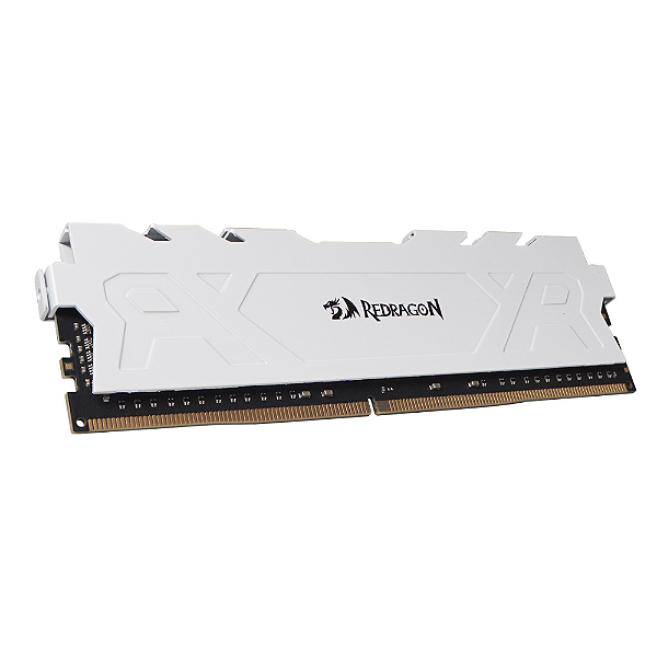 Memória RAM Redragon Rage 8GB DDR4 3200MHz CL16 – Branco GM-711