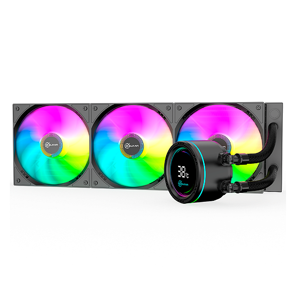 Water Cooler Gamer Kalkan Alpha 360 ARGB 360mm – Preto KLK00048