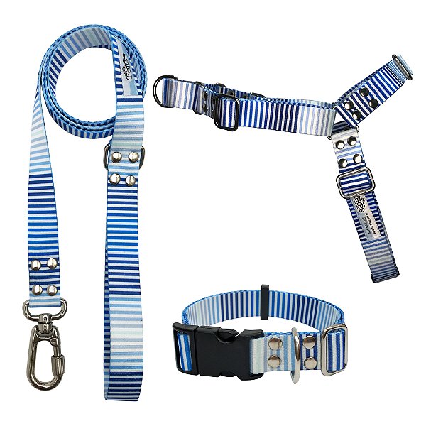 KIT ANTI PUXÃO - LISTRAS AZUL