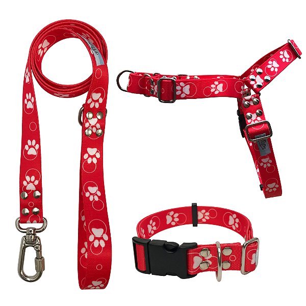 KIT ANTI PUXÃO - PATINHAS VERMELHO