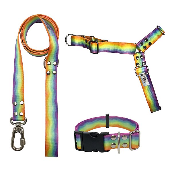 KIT ANTI PUXÃO - ESTAMPAS - TIE DYE ARCO ÍRIS