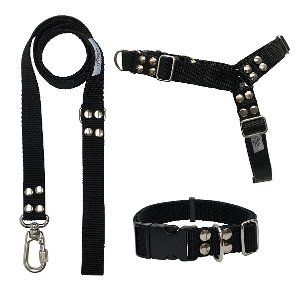 KIT ANTI PUXÃO - NYLON - PRETO