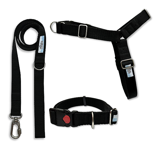 KIT ANTI PUXÃO - NYLON - PRETO