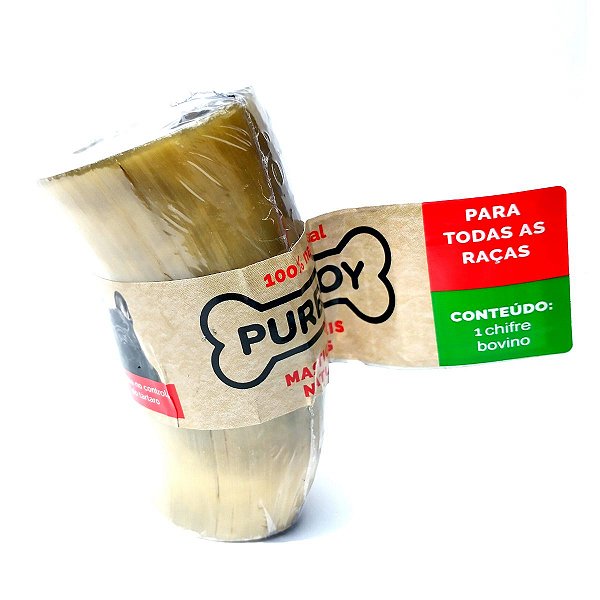 CHIFRE NATURAL BOVINO BRINQUEDO MORDEDOR PARA CÃES