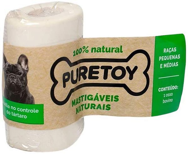 OSSO BOVINO PURETOY NATURAL TAMANHO MÉDIO