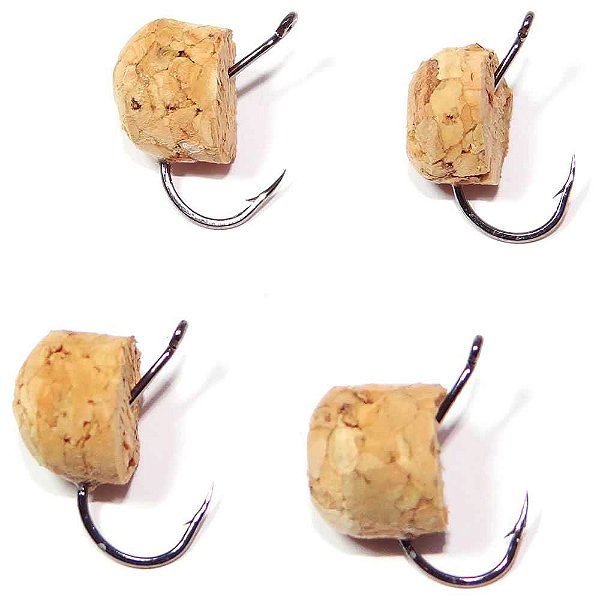 Ração de cortiça natural com 4 pçs