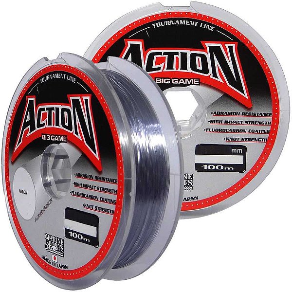 Linha Marine Sports Action Big Game Grey 0,33mm 100m