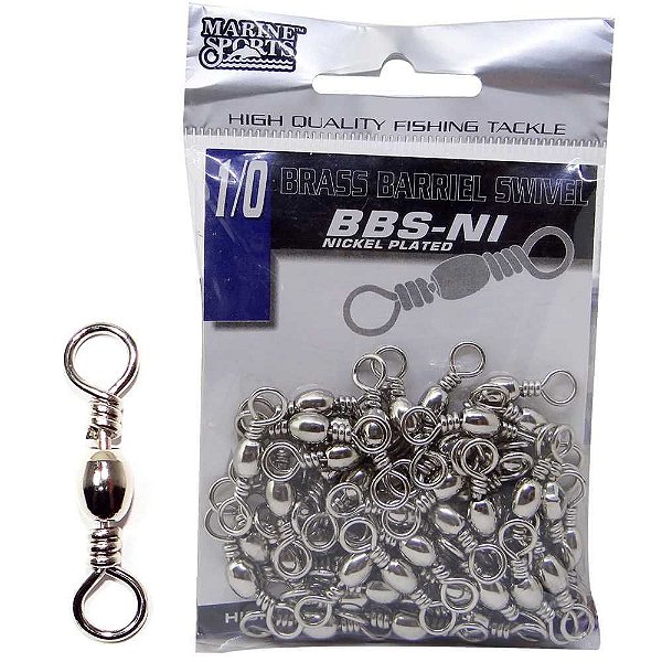Girador comum MS BBS Nickel Nº - 1/0 com 50