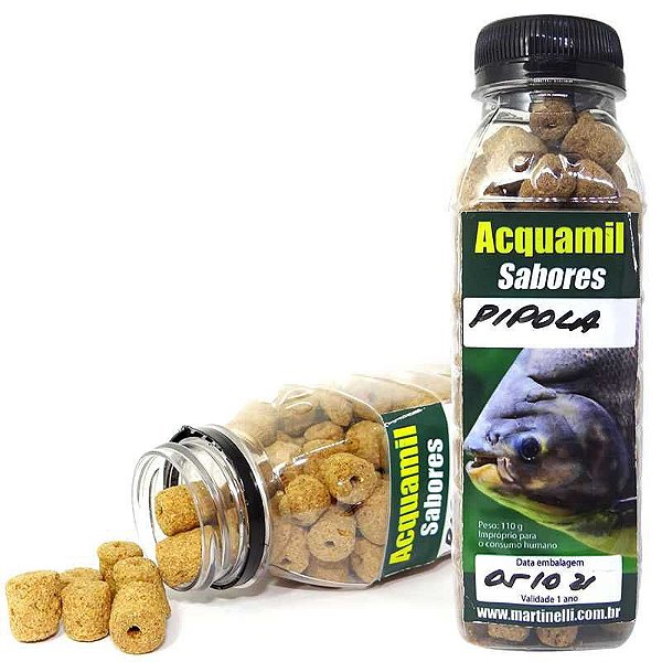 Ração Acquamil Furadinha Pipoca 110gr