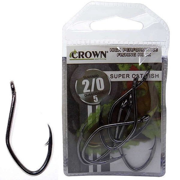 Anzol Crown Super Cat Fish Black 2/0