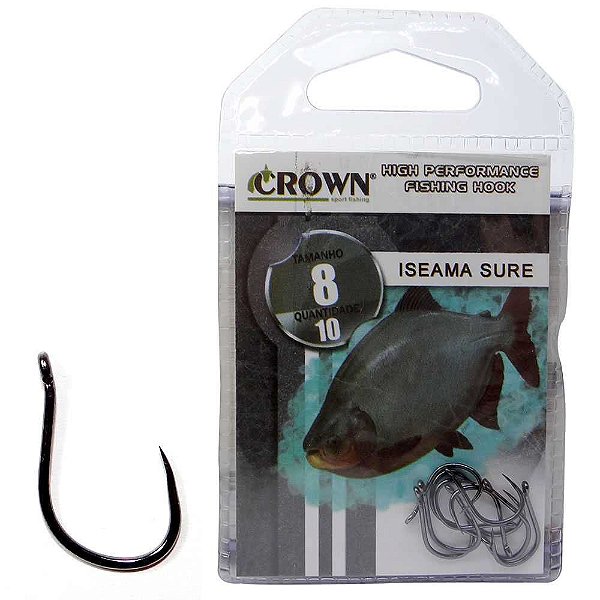 Anzol Crown Iseama Sure Black 08 C/10