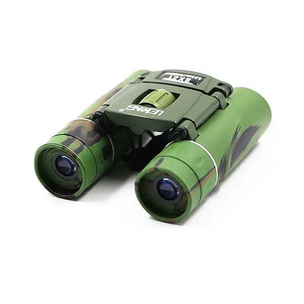 Binóculo Pequeno Alta Nitidez Longo Alcance 8x21 Le-2050 - Cor Verde