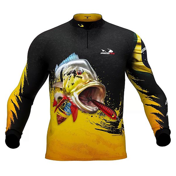 Camiseta de Pesca Presa Tucunaré Açu 04 GG