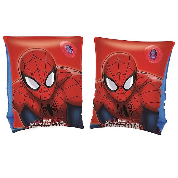 Bóia Inflável de braço Homem Aranha vermelho e azul 120055VMAZ