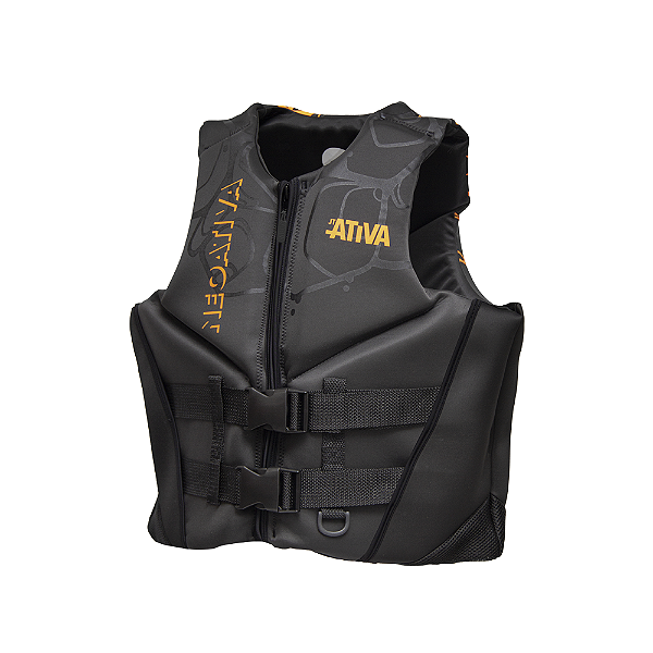 Colete Salva-vidas Ativa homologado neopreme Neoativa Jt20 G Laranja