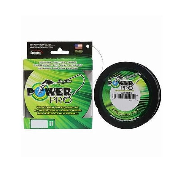 Linha multifilamento Power Pro 40lbs 0,32mm - 275m/300yd Verde