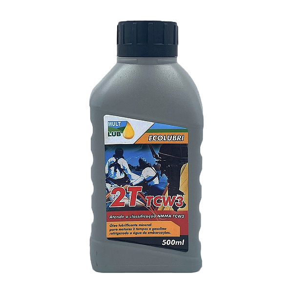 Óleo Mult Lub Ecolubri Náutico 2T TCW-3 500 ml