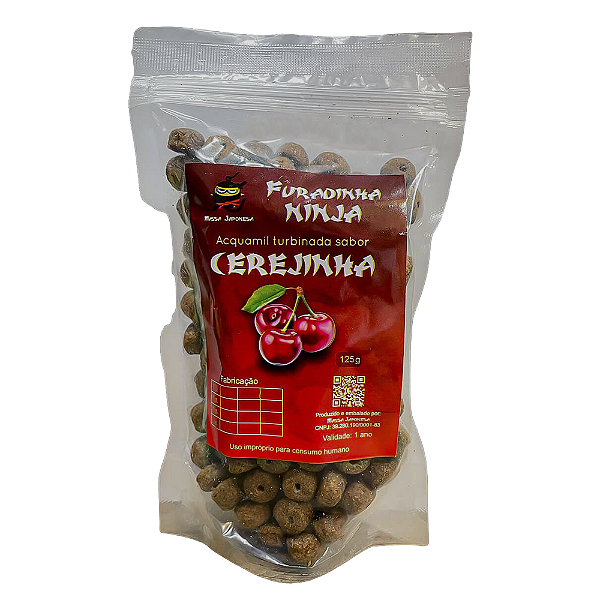 Massa Japonesa Ninja Furadinha Cerejinha 125g
