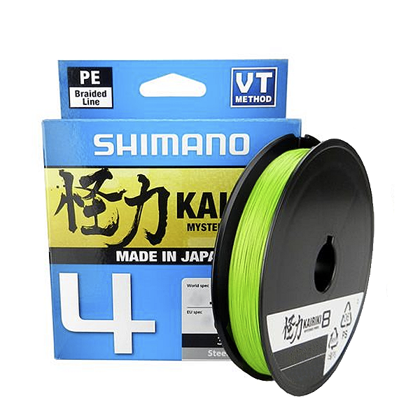 Linha Shimano multi Kairiki verde 4 LDM54TE 50lb 0,315mm X 150m