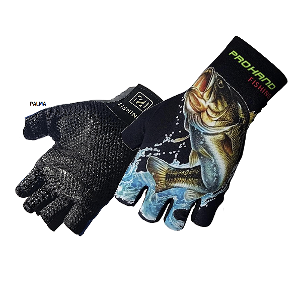 LUVA PRO HAND FISHING DEDO CURTO G 3203B-G