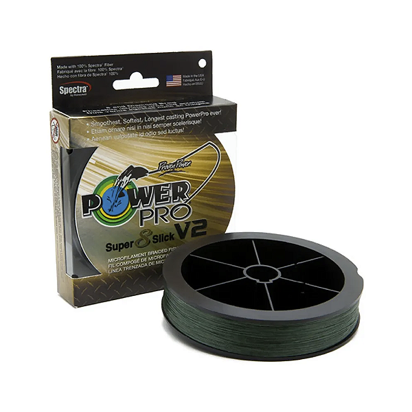 Linha multifilamento Power Pro Super 8 Slick 8x 0,23mm 275m verde