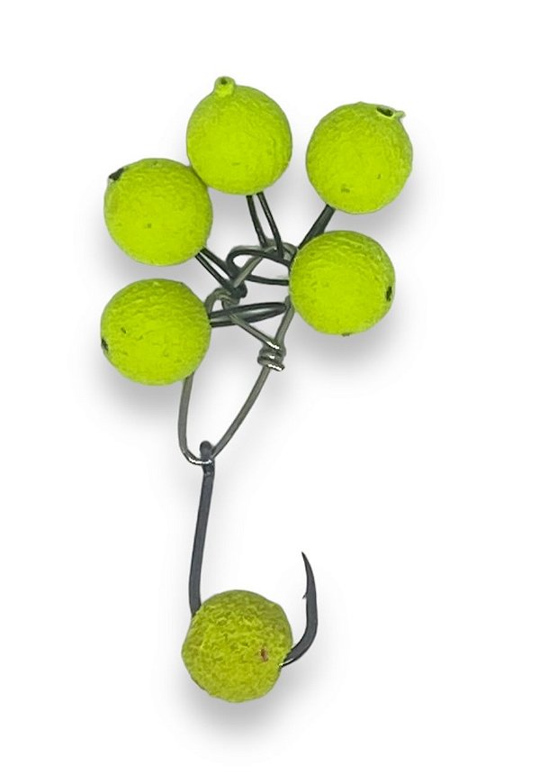 Isca artificial JR Neto Anteninha Verinha Fluorescente