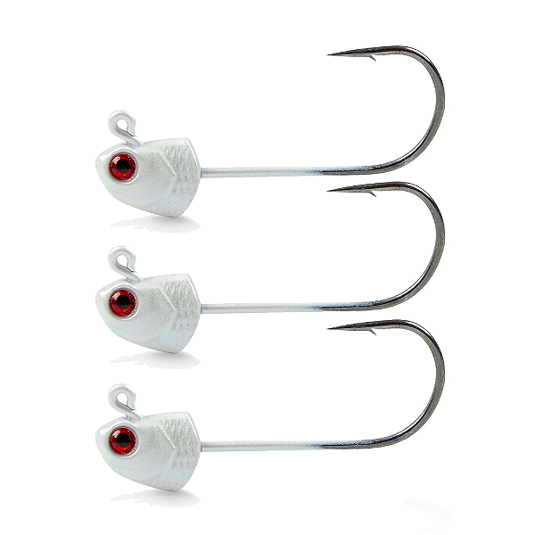 Isca Maruri Jig Head MR-10 4/0 10g C/ 3 Cor GLOW