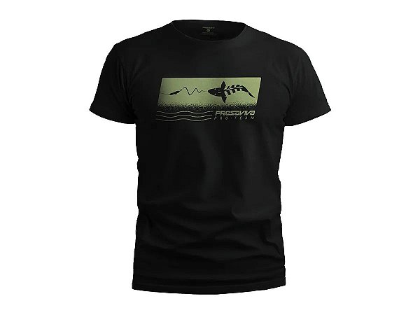 Camiseta Presa Viva Casual Line PSVA-Pro Team XG 100% Algodão Preto 008