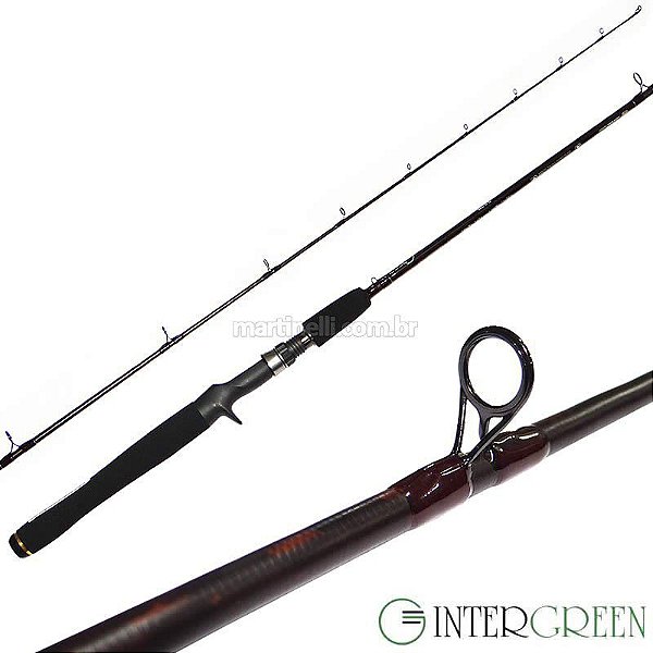 Vara Intergreen Aventurina - 12-25lbs - 2,04m - AVS68MH-1 - (molinete)