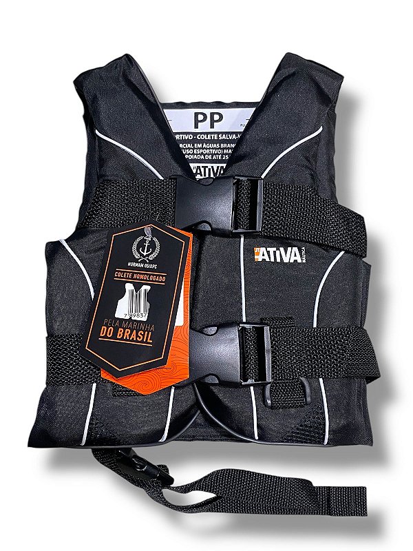 Colete Salva vidas Ativa 55 PP Preto