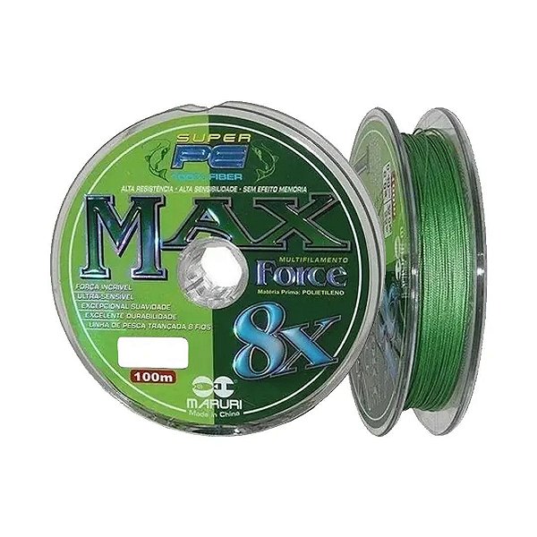 Linha Maruri Multi Max Force Verde  8X 0,27mm 100m