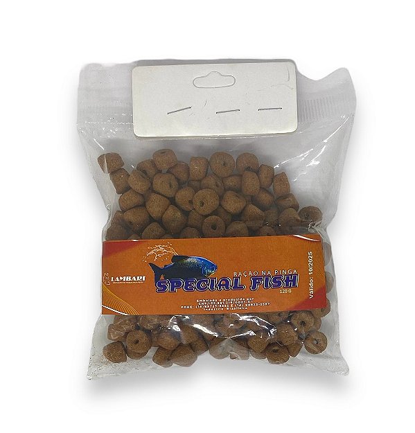 Ração Lambari Furadinha na Pinga 120 gr