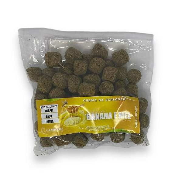 Ração Lambari 15mm sabor Banana e Mel 120 gr