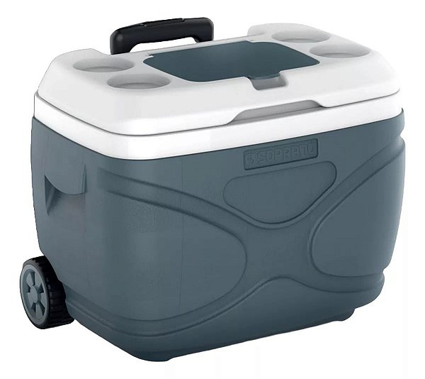 Caixa Térmica Everest Cinza 30l Eficiência Térmica 72 Horas