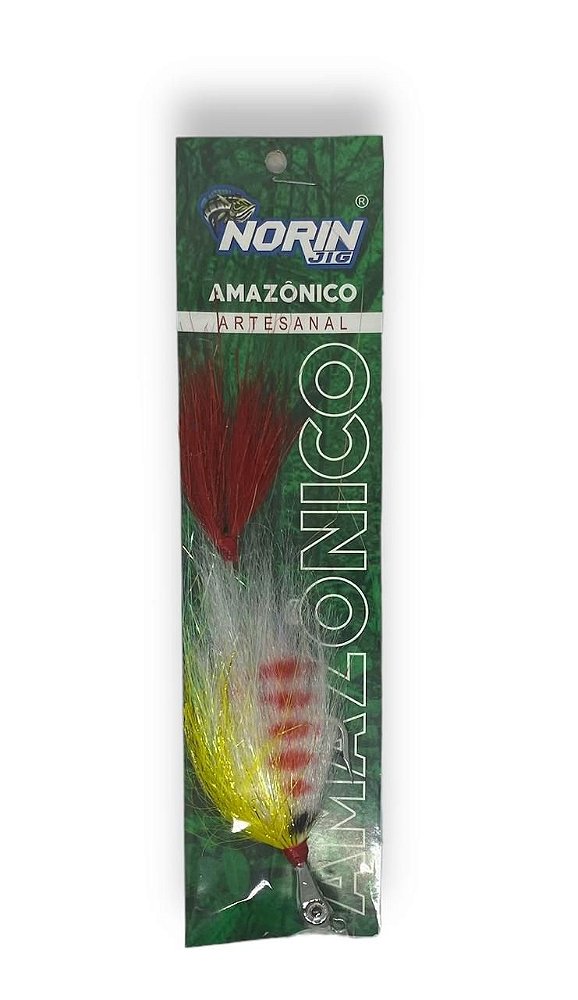 Isca artificial Norin Jig Amazônico  AD 03 14g anzol 6/0 Peixinho Doubletail