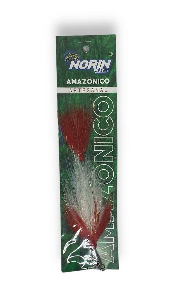 Isca artificial Norin Jig Amazônico  AD 02 14g anzol 6/0 Peixinho Doubletail