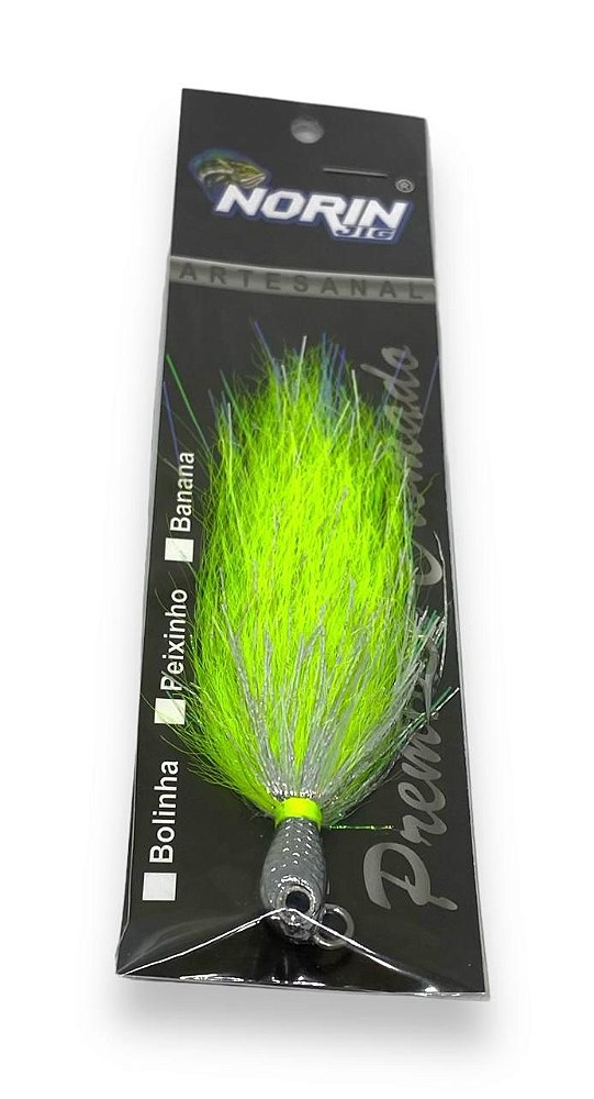 Isca artificial Norin Jig Artesanal PE 02 10g anzol 4/0 Peixinho