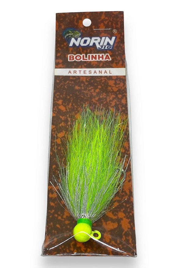 Isca artificial Norin Jig Bolinha BL 08 8g anzol 4/0 Artesanal