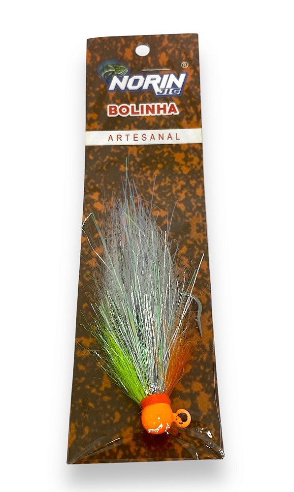 Isca artificial Norin Jig Bolinha BL 15 8g anzol 4/0 Artesanal