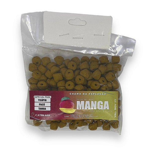 Ração Lambari Furadinha Milho 120 gr