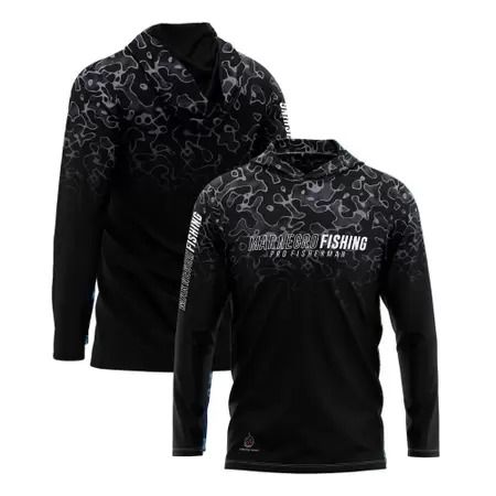 Camiseta Capuz Mar Negro Fisher Series G3 Sublimada