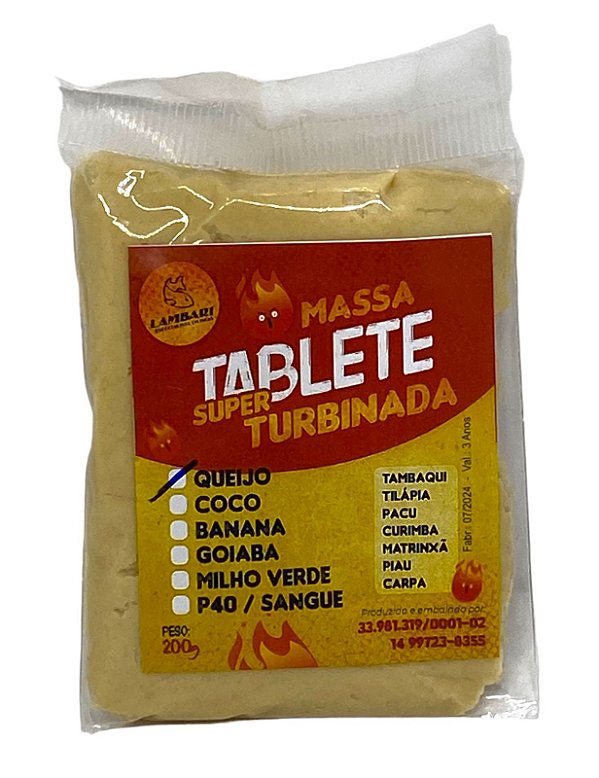 Massa Lambari tablete queijo 200 gr