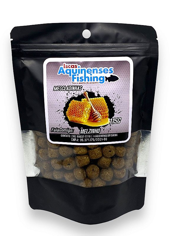 Ração Mescladinhas Melzinho 115g - Iscas Aquinenses Fishing