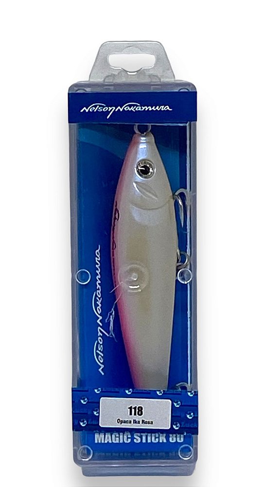 Isca artificial Nelson Nakamura Magic Stick 80 cor: 118 IKR- Opaca
