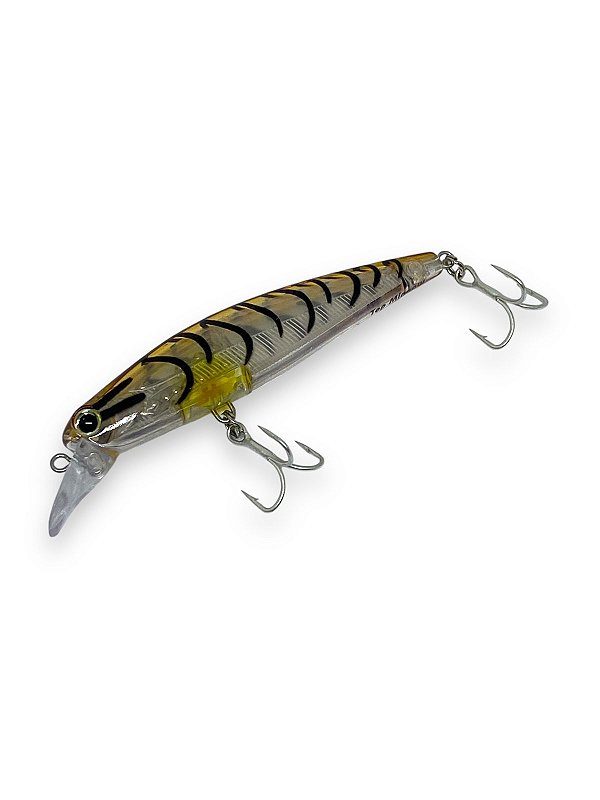 Isca artificial Yara Top Minnow 7,5cm 7,8gr cor 58 Tigrada Transparente 1958
