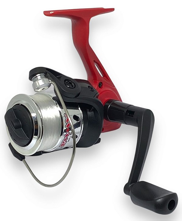 Molinete Marine Sports Jimmy vermelho 100 SC c/ linha